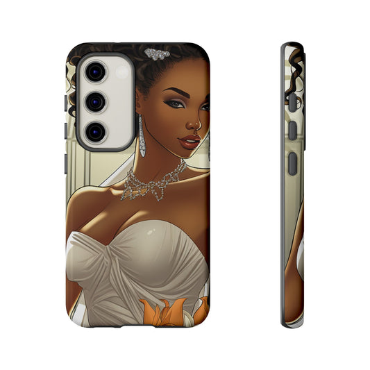 Samsung Galaxy S23 Samsung Galaxy S23 Plus Samsung Galaxy S23 Ultra Tough Case African American Bride Black bride wedding Dress Wedding Gown