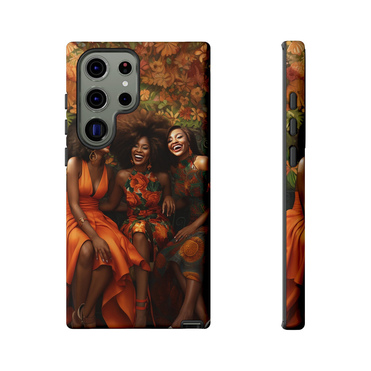 Samsung Galaxy S23 Samsung Galaxy S23 Plus Samsung Galaxy S23 Ultra Tough Cases African American Women Black Woman Sisters Friends Reunion