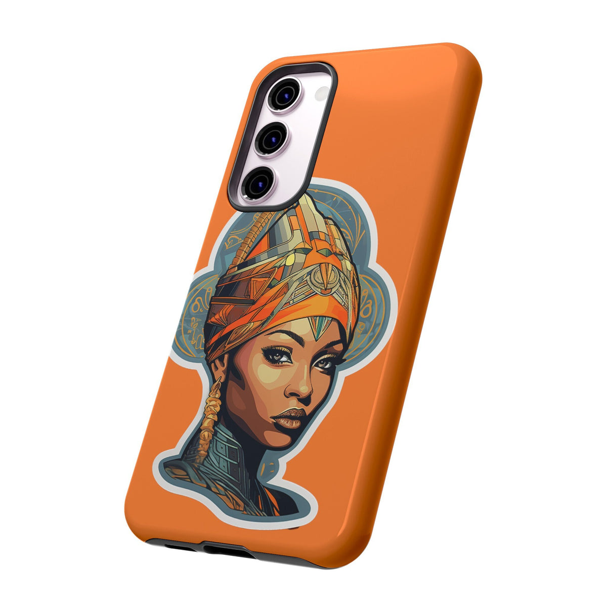 Samsung Galaxy S23 Samsung Galaxy S23 Plus Samsung Galaxy S23 Ultra Tough Cases African American Queen Nubian Princess Black Royalty