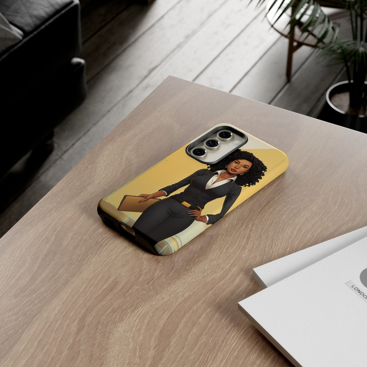 Samsung Galaxy S23 Samsung Galaxy S23 Plus Samsung Galaxy S23 Ultra Tough Cases African American Woman Business Woman Entrepreneur