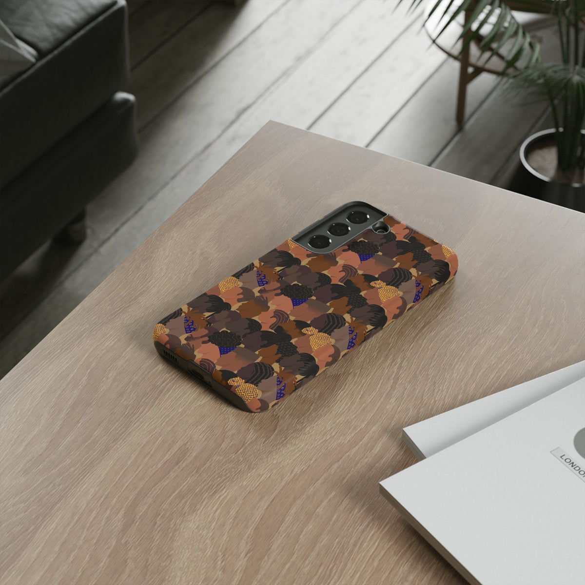 Samsung Galaxy S22 Samsung Galaxy S22 Plus Samsung Galaxy S22 Ultra Tough Cases African American Woman Black Woman