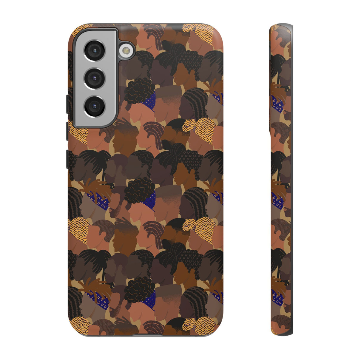 Samsung Galaxy S22 Samsung Galaxy S22 Plus Samsung Galaxy S22 Ultra Tough Cases African American Woman Black Woman