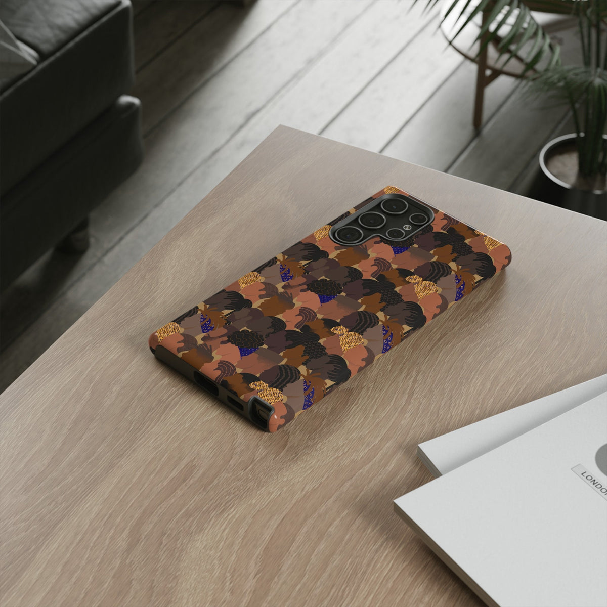 Samsung Galaxy S22 Samsung Galaxy S22 Plus Samsung Galaxy S22 Ultra Tough Cases African American Woman Black Woman