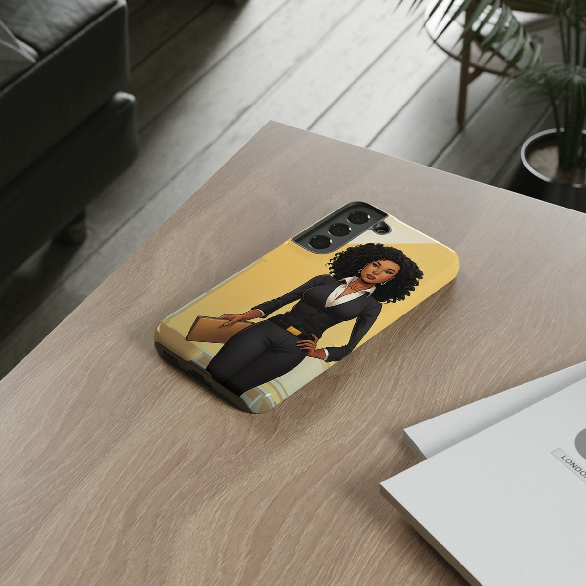 Samsung Galaxy S22 Samsung Galaxy S22 Plus Samsung Galaxy S22 Ultra Tough Cases African American Woman Business Woman Entrepreneur