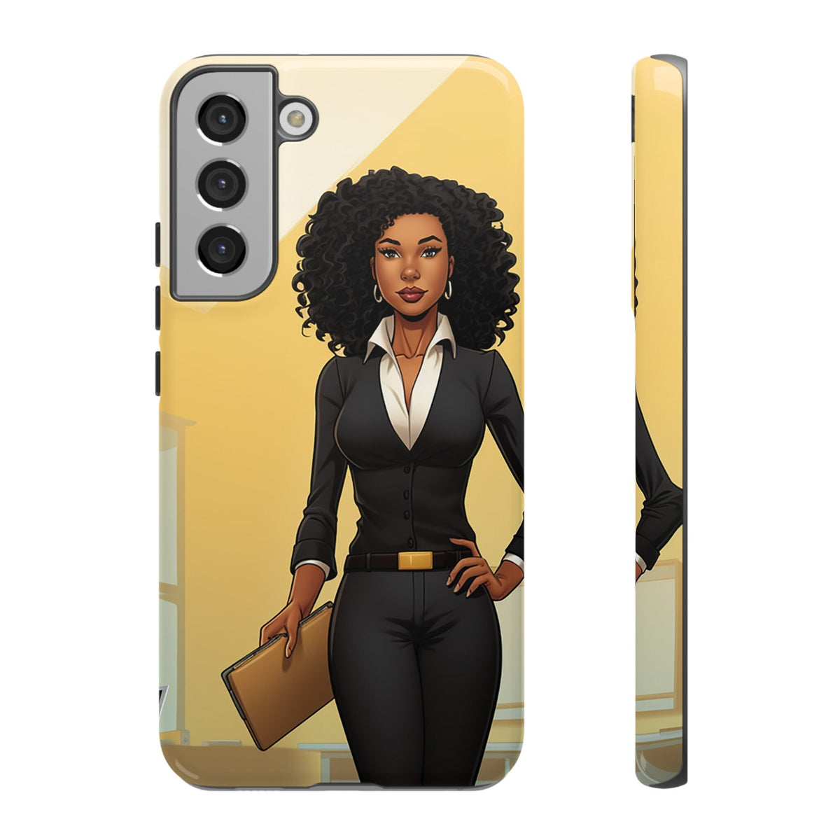 Samsung Galaxy S22 Samsung Galaxy S22 Plus Samsung Galaxy S22 Ultra Tough Cases African American Woman Business Woman Entrepreneur