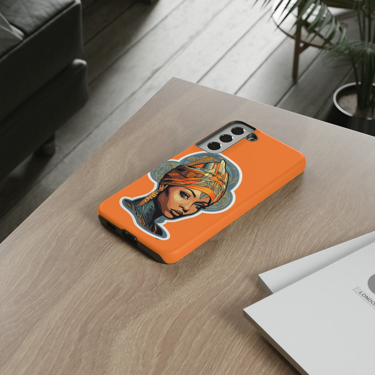 Samsung Galaxy S22 Samsung Galaxy S22 Plus Samsung Galaxy S22 Ultra Tough Cases African American Queen Nubian Princess Black Royalty