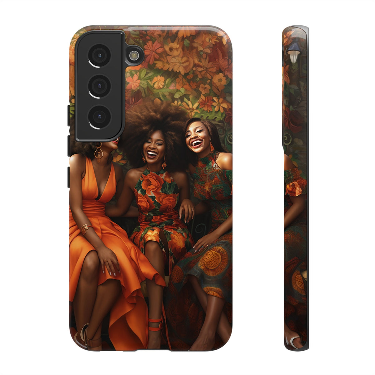 Samsung Galaxy S22 Samsung Galaxy S22 Plus Samsung Galaxy S22 Ultra Tough Cases African American Women Black Woman Sisters Friends Reunion