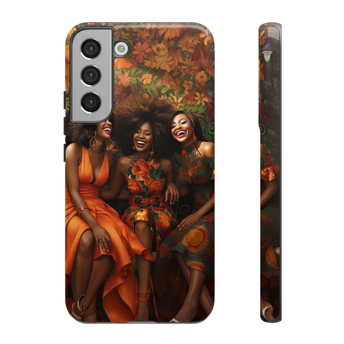 Samsung Galaxy S22 Samsung Galaxy S22 Plus Samsung Galaxy S22 Ultra Tough Cases African American Women Black Woman Sisters Friends Reunion