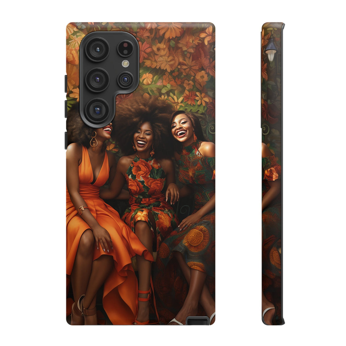 Samsung Galaxy S22 Samsung Galaxy S22 Plus Samsung Galaxy S22 Ultra Tough Cases African American Women Black Woman Sisters Friends Reunion