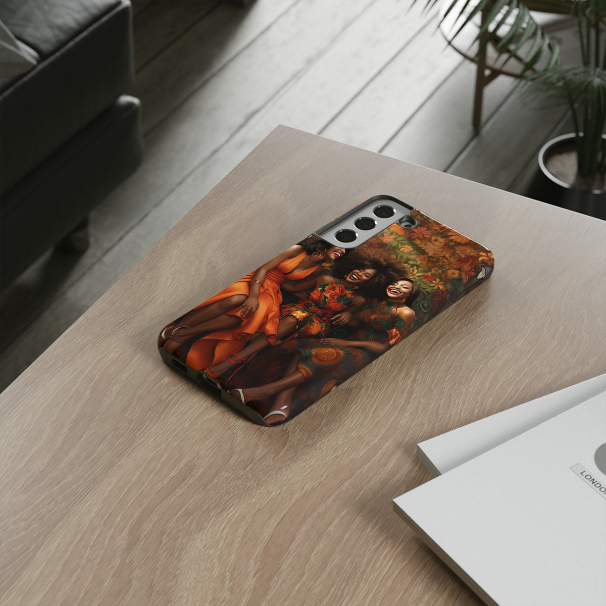 Samsung Galaxy S22 Samsung Galaxy S22 Plus Samsung Galaxy S22 Ultra Tough Cases African American Women Black Woman Sisters Friends Reunion