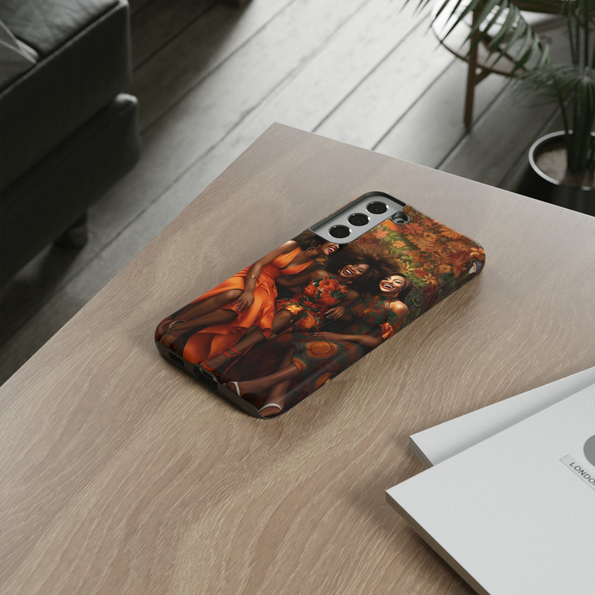 Samsung Galaxy S22 Samsung Galaxy S22 Plus Samsung Galaxy S22 Ultra Tough Cases African American Women Black Woman Sisters Friends Reunion