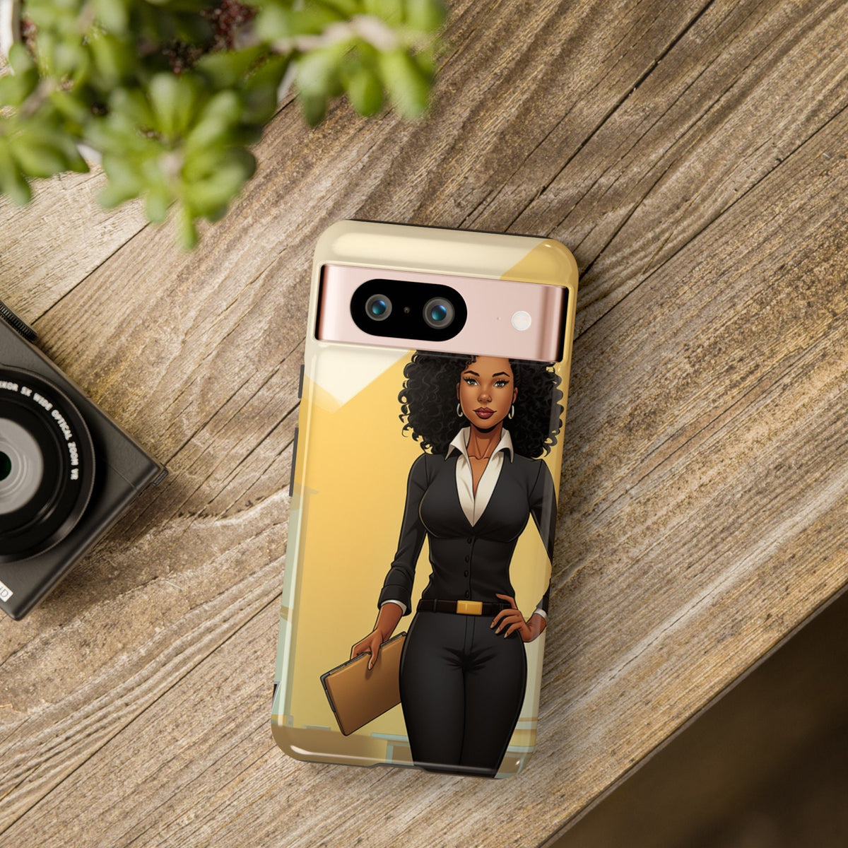 Google Pixel 8 Google Pixel 8 Pro Tough Cases African American Woman Business Woman Entrepreneur