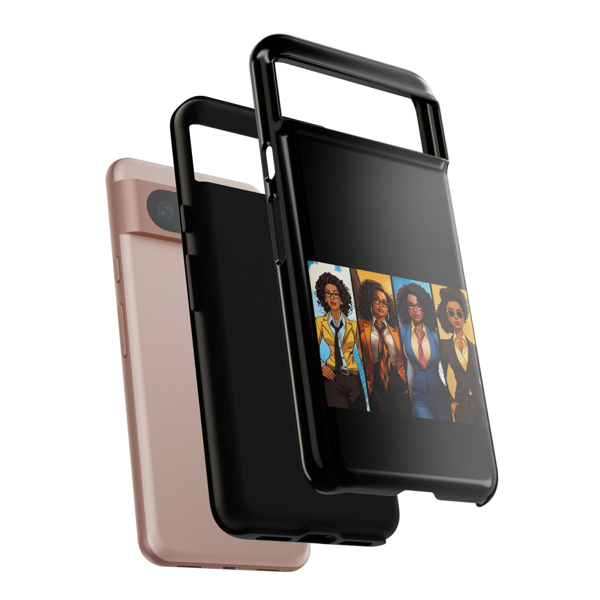 Google Pixel 8 Google Pixel 8 Pro Tough Cases African American Black Women Superheroes Strong Black Women