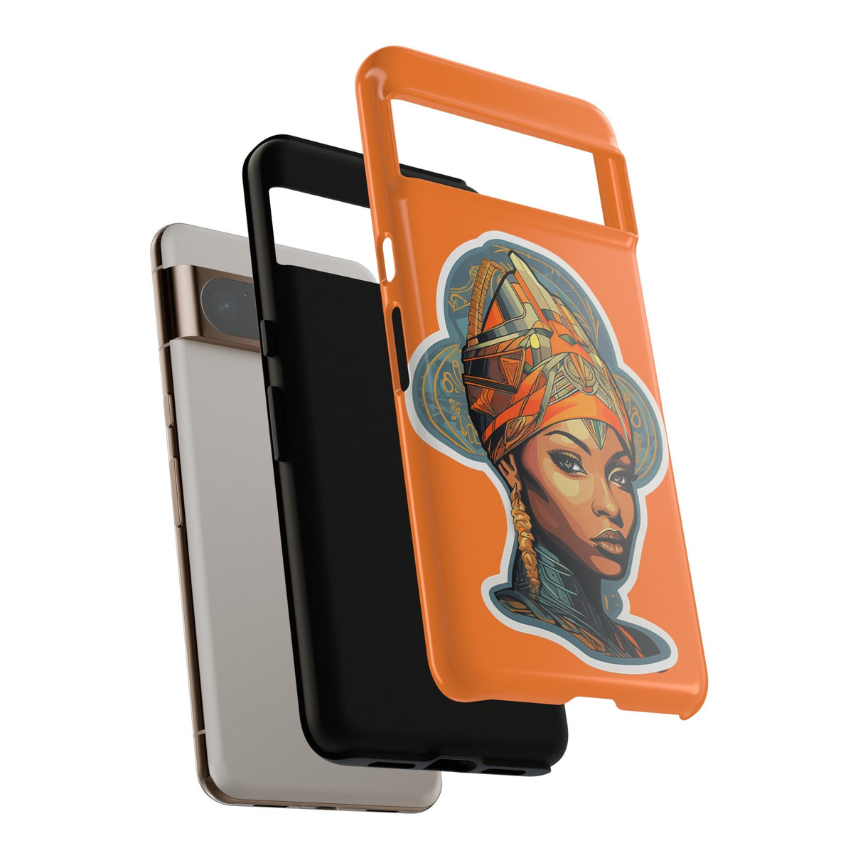 Google Pixel 8 Google Pixel 8 Pro Tough Cases African American Queen Nubian Princess Black Royalty