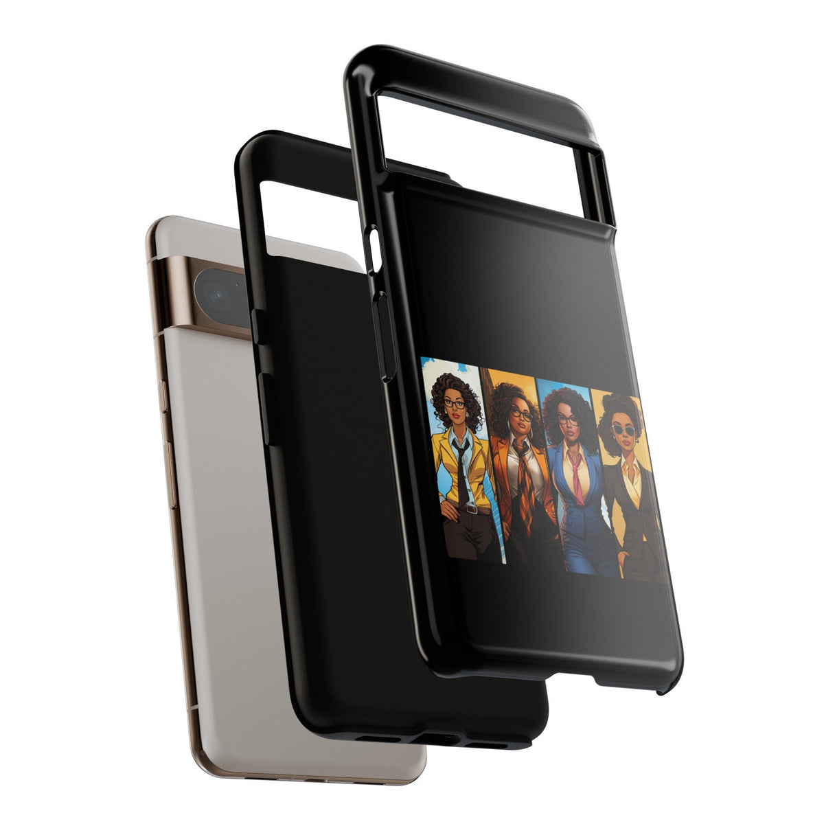 Google Pixel 8 Google Pixel 8 Pro Tough Cases African American Black Women Superheroes Strong Black Women