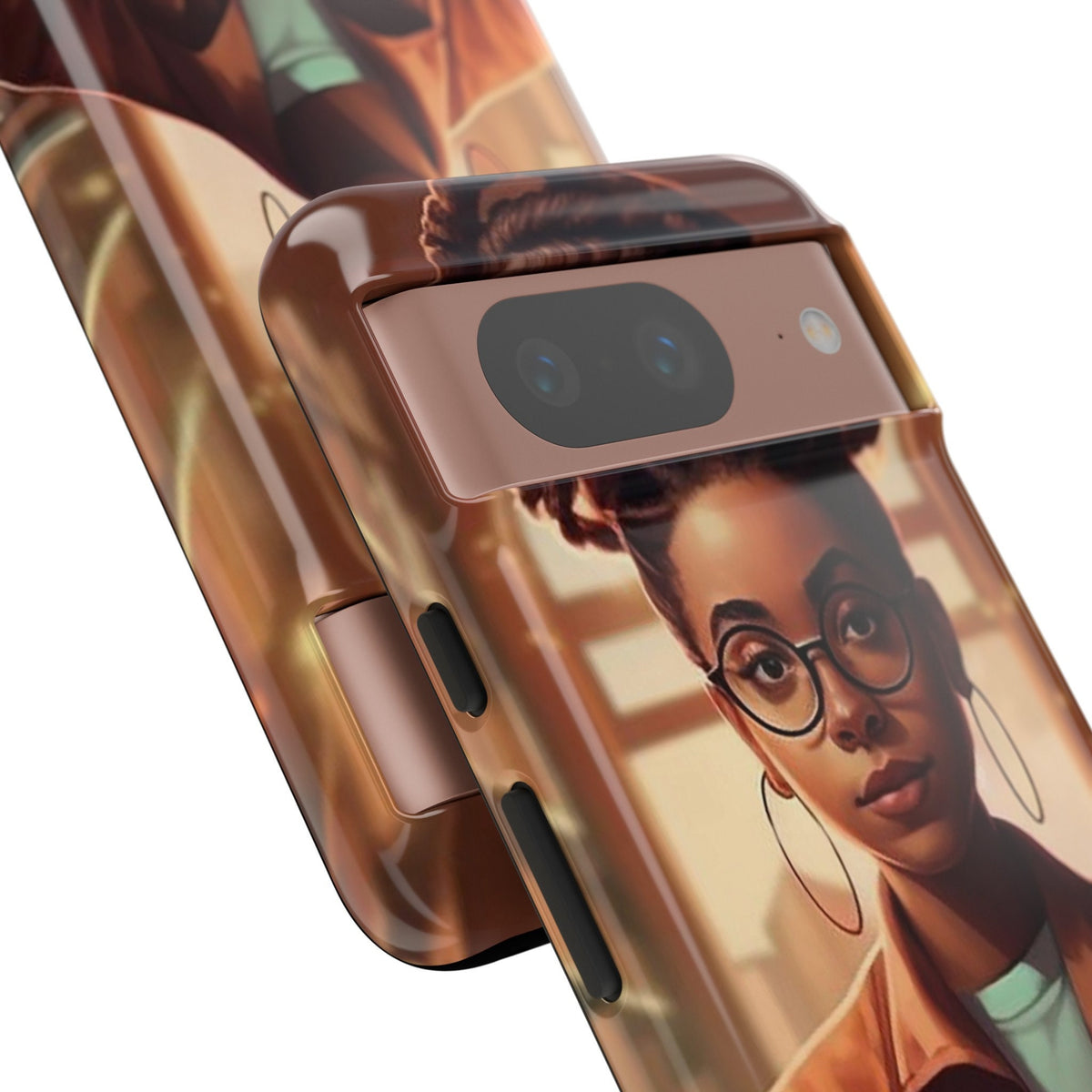 Google Pixel 8 Pro Google Pixel 8 Tough Cases African American Reader Woman Girl Book Dragon Power Reader