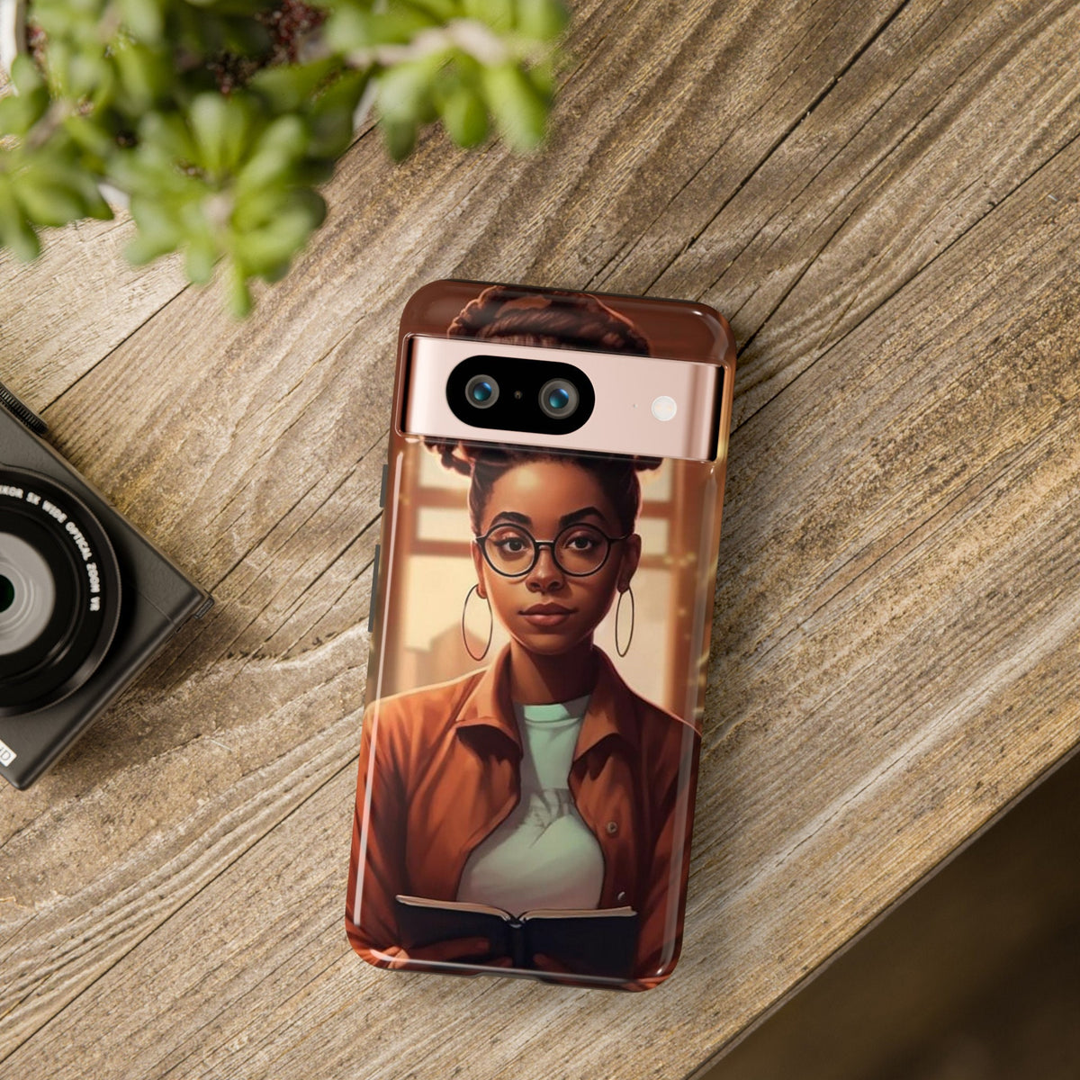 Google Pixel 8 Pro Google Pixel 8 Tough Cases African American Reader Woman Girl Book Dragon Power Reader
