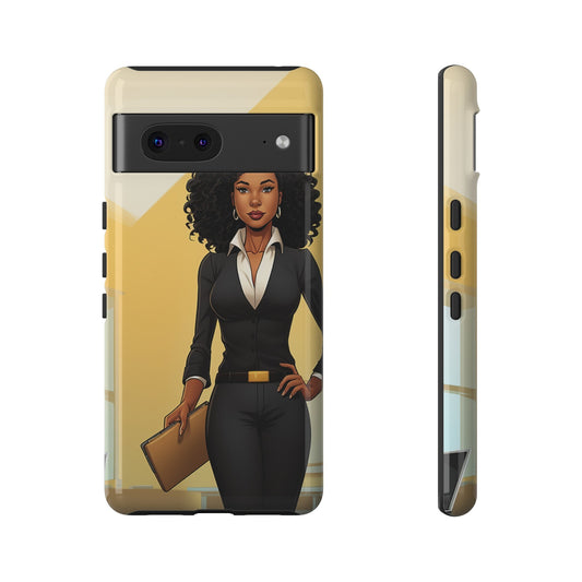 Google Pixel 7 Tough Cases African American Woman Business Woman Entrepreneur