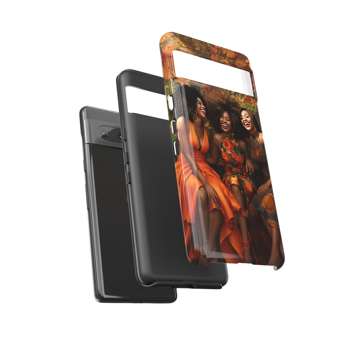Google Pixel 7 Tough Cases African American Women Black Woman Sisters Friends Reunion