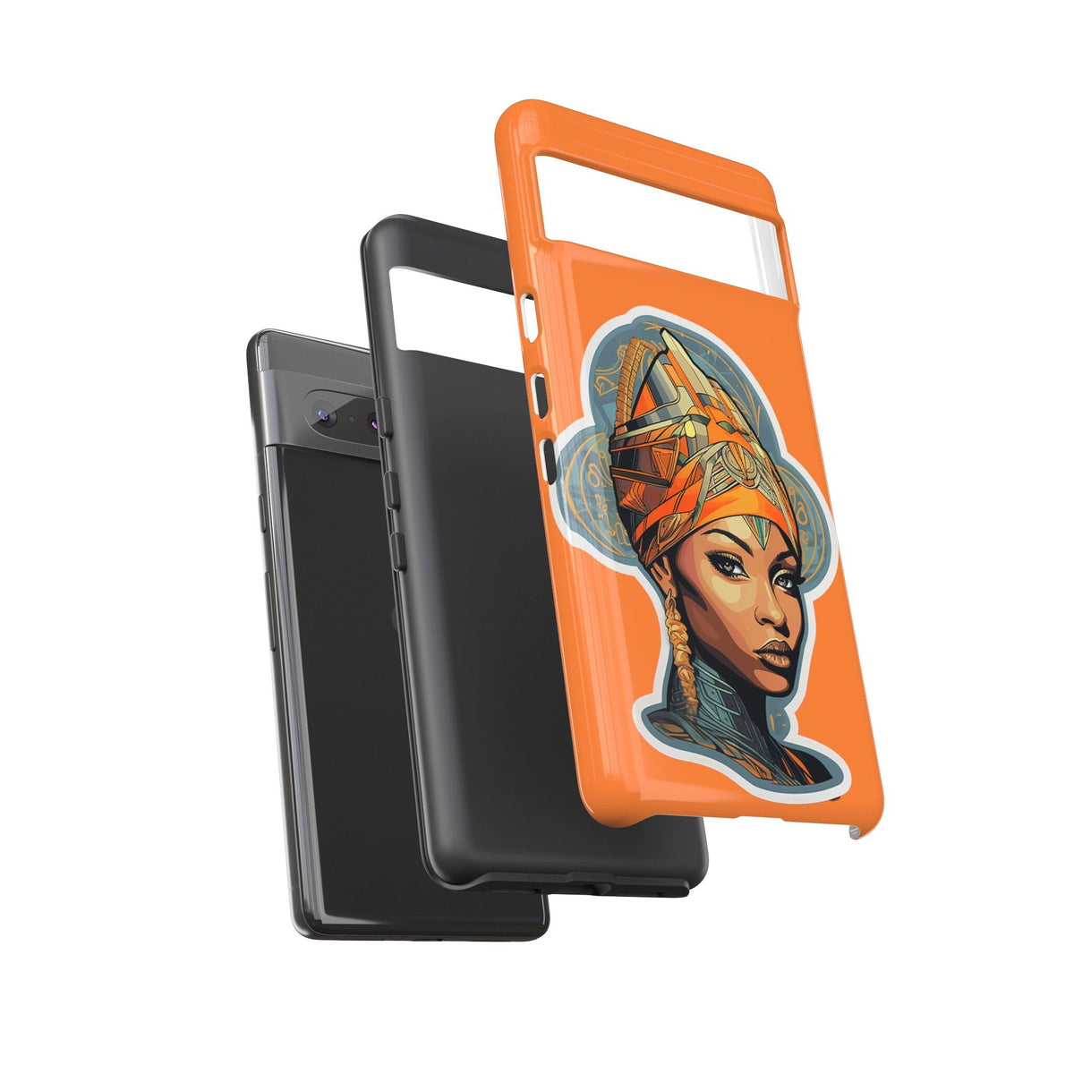 Google Pixel 7 Tough Cases African American Queen Nubian Princess Black Royalty