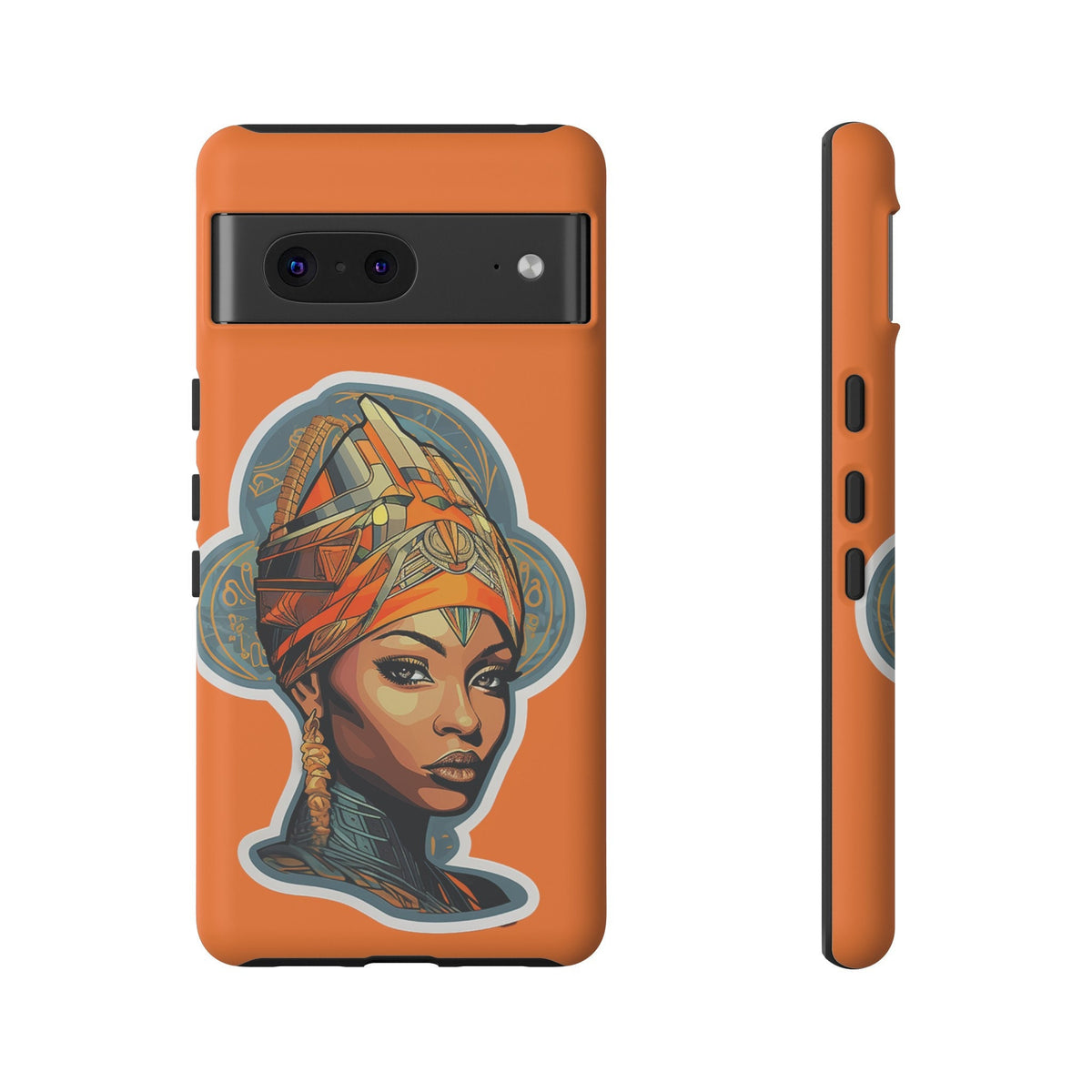 Google Pixel 7 Tough Cases African American Queen Nubian Princess Black Royalty