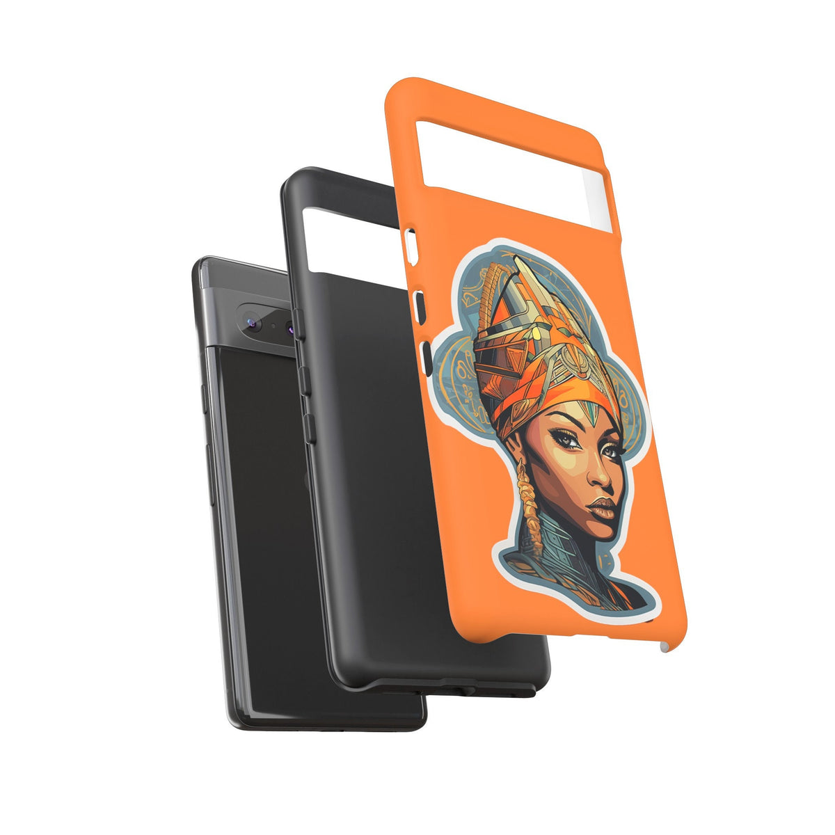 Google Pixel 7 Tough Cases African American Queen Nubian Princess Black Royalty
