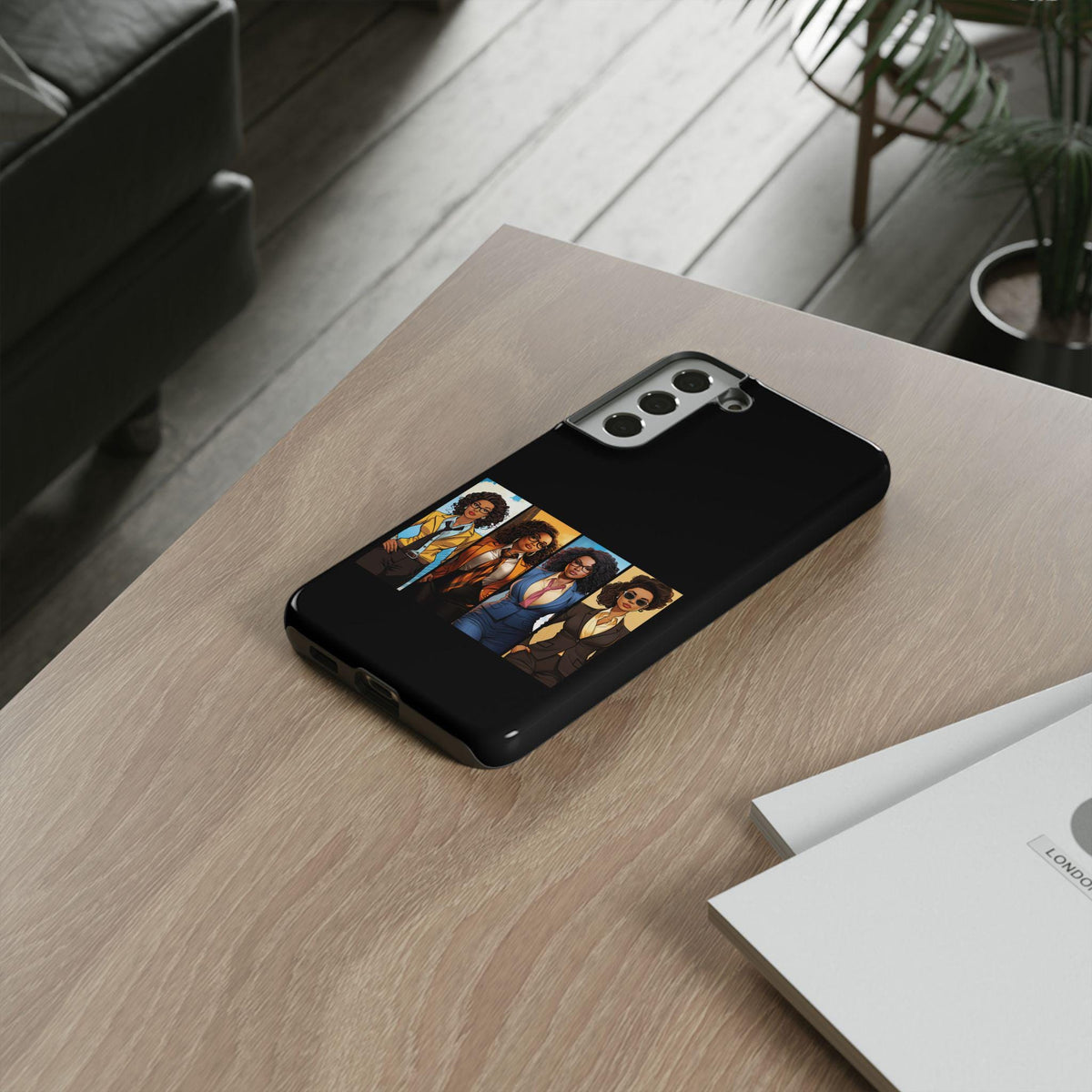 Samsung Galaxy S22 Samsung Galaxy S22 Plus Samsung Galaxy S22 Ultra Tough Cases African American Black Women Superheroes Strong Black Women