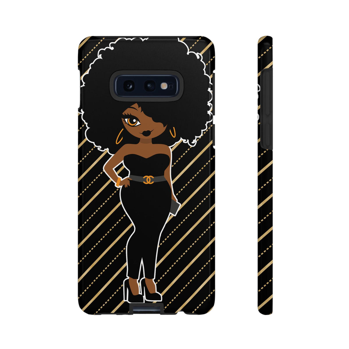 Samsung Galaxy S10 Samsung Galaxy S10E Samsung Galaxy S10 Plus Tough Cases Black Culture African American Woman Black Woman Melanin