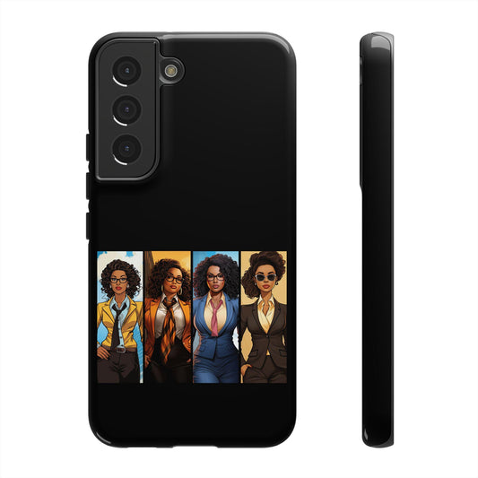 Samsung Galaxy S22 Samsung Galaxy S22 Plus Samsung Galaxy S22 Ultra Tough Cases African American Black Women Superheroes Strong Black Women